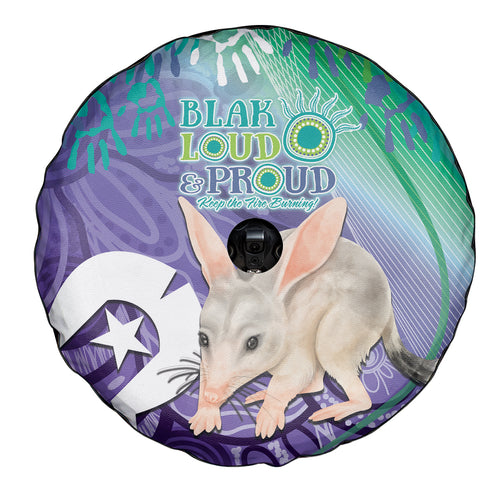 Vivid Bilby NAIDOC 2024 Spare Tire Cover Macrotis Aboriginal Art Style