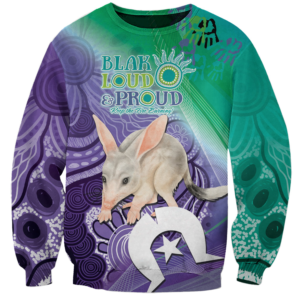 Vivid Bilby NAIDOC 2024 Sweatshirt Macrotis Aboriginal Art Style