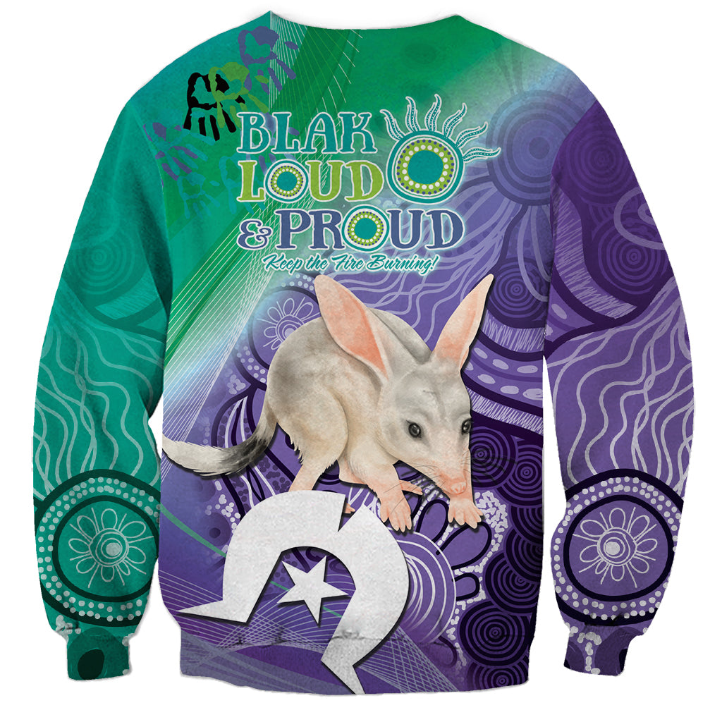 Vivid Bilby NAIDOC 2024 Sweatshirt Macrotis Aboriginal Art Style