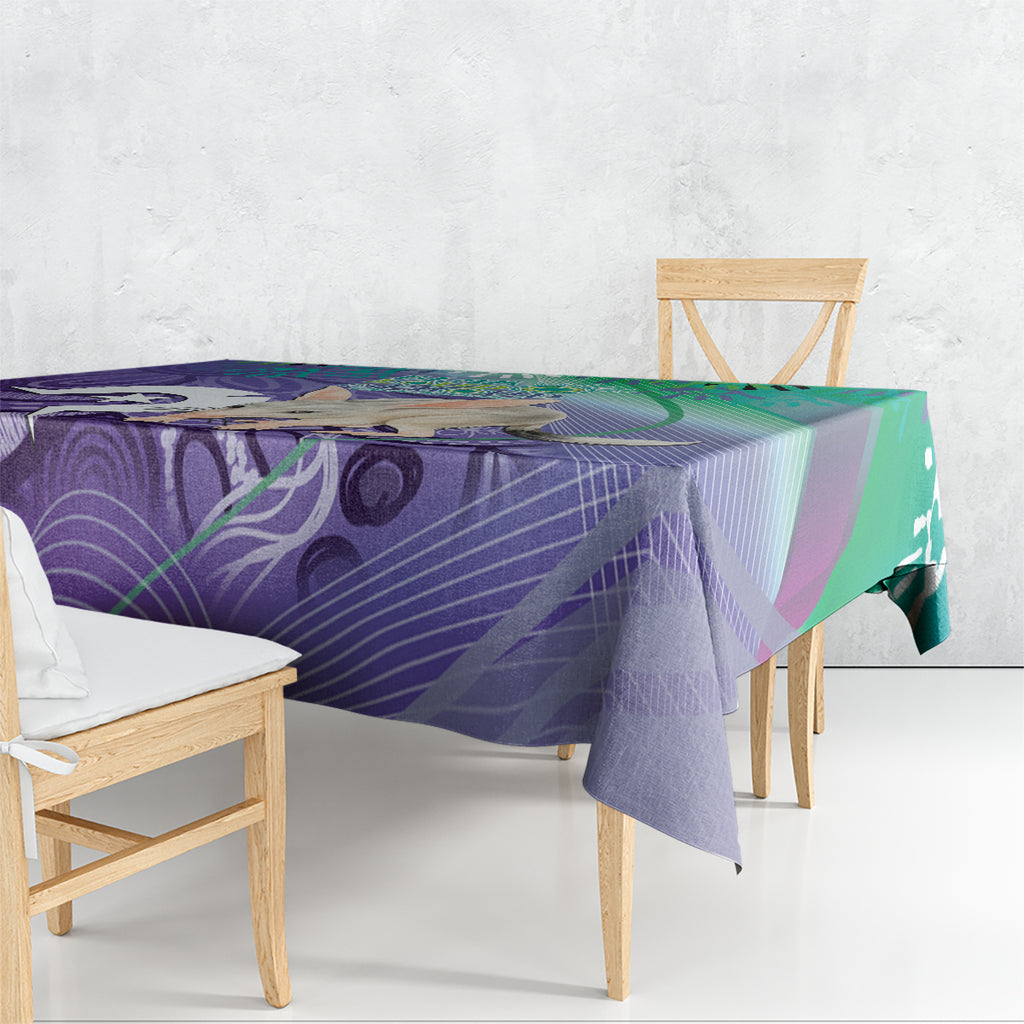 Vivid Bilby NAIDOC 2024 Tablecloth Macrotis Aboriginal Art Style