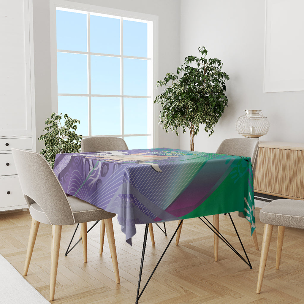 Vivid Bilby NAIDOC 2024 Tablecloth Macrotis Aboriginal Art Style