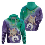 Vivid Bilby NAIDOC 2024 Zip Hoodie Macrotis Aboriginal Art Style