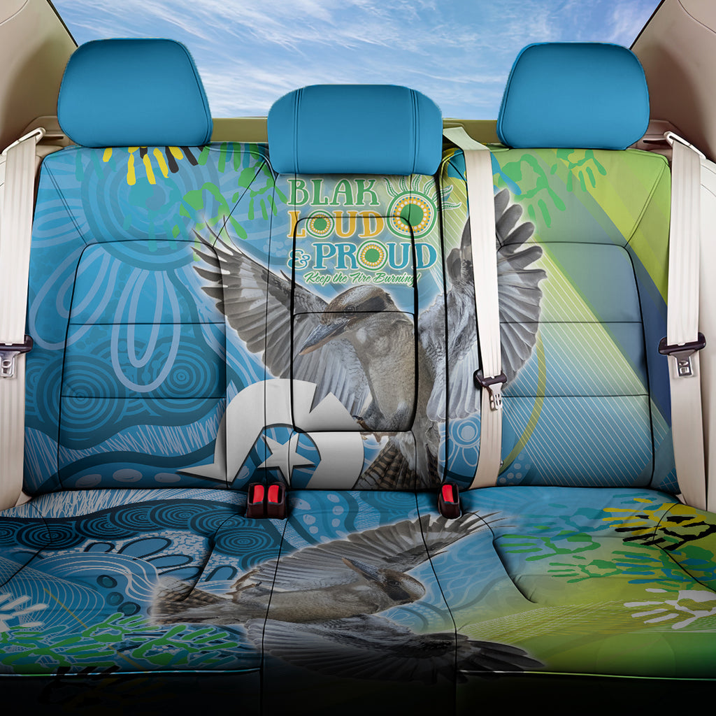 Vivid Kookaburra NAIDOC 2024 Back Car Seat Cover Aboriginal Art Style