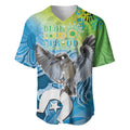 Vivid Kookaburra NAIDOC 2024 Baseball Jersey Aboriginal Art Style