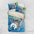 Vivid Kookaburra NAIDOC 2024 Bedding Set Aboriginal Art Style