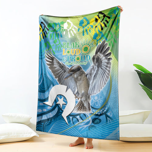Vivid Kookaburra NAIDOC 2024 Blanket Aboriginal Art Style