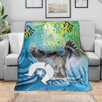 Vivid Kookaburra NAIDOC 2024 Blanket Aboriginal Art Style