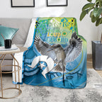 Vivid Kookaburra NAIDOC 2024 Blanket Aboriginal Art Style