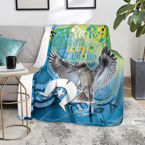 Vivid Kookaburra NAIDOC 2024 Blanket Aboriginal Art Style