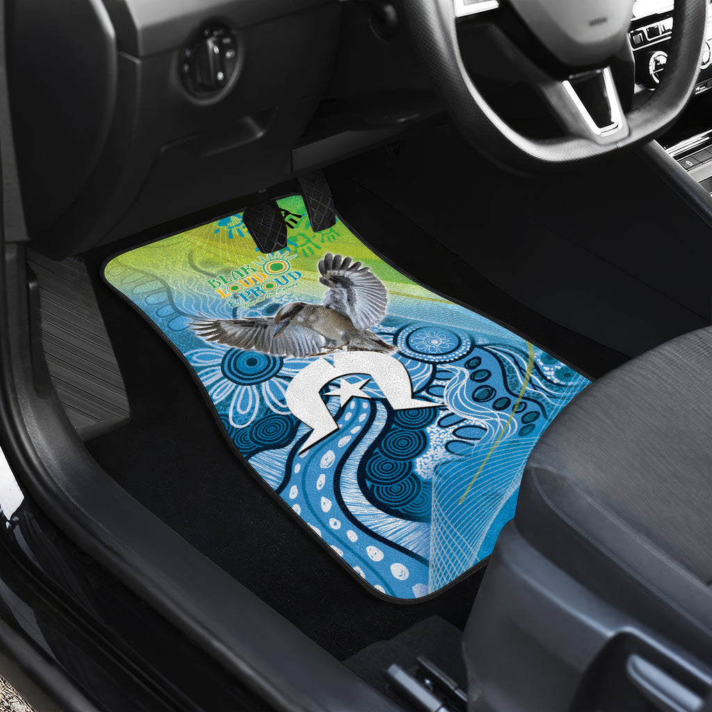 Vivid Kookaburra NAIDOC 2024 Car Mats Aboriginal Art Style