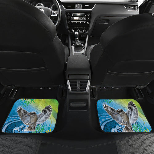 Vivid Kookaburra NAIDOC 2024 Car Mats Aboriginal Art Style