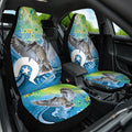 Vivid Kookaburra NAIDOC 2024 Car Seat Cover Aboriginal Art Style