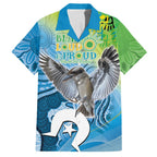 Vivid Kookaburra NAIDOC 2024 Family Matching Long Sleeve Bodycon Dress and Hawaiian Shirt Aboriginal Art Style
