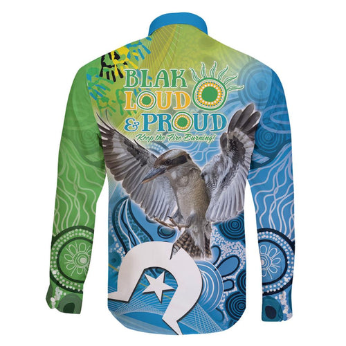 Vivid Kookaburra NAIDOC 2024 Family Matching Mermaid Dress and Hawaiian Shirt Aboriginal Art Style