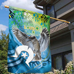 Vivid Kookaburra NAIDOC 2024 Garden Flag Aboriginal Art Style