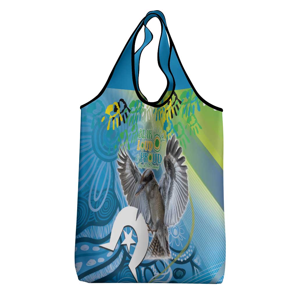 Vivid Kookaburra NAIDOC 2024 Grocery Bag Aboriginal Art Style