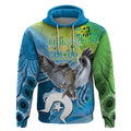 Vivid Kookaburra NAIDOC 2024 Hoodie Aboriginal Art Style