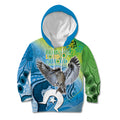 Vivid Kookaburra NAIDOC 2024 Kid Hoodie Aboriginal Art Style