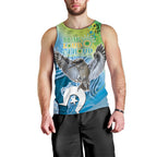 Vivid Kookaburra NAIDOC 2024 Men Tank Top Aboriginal Art Style