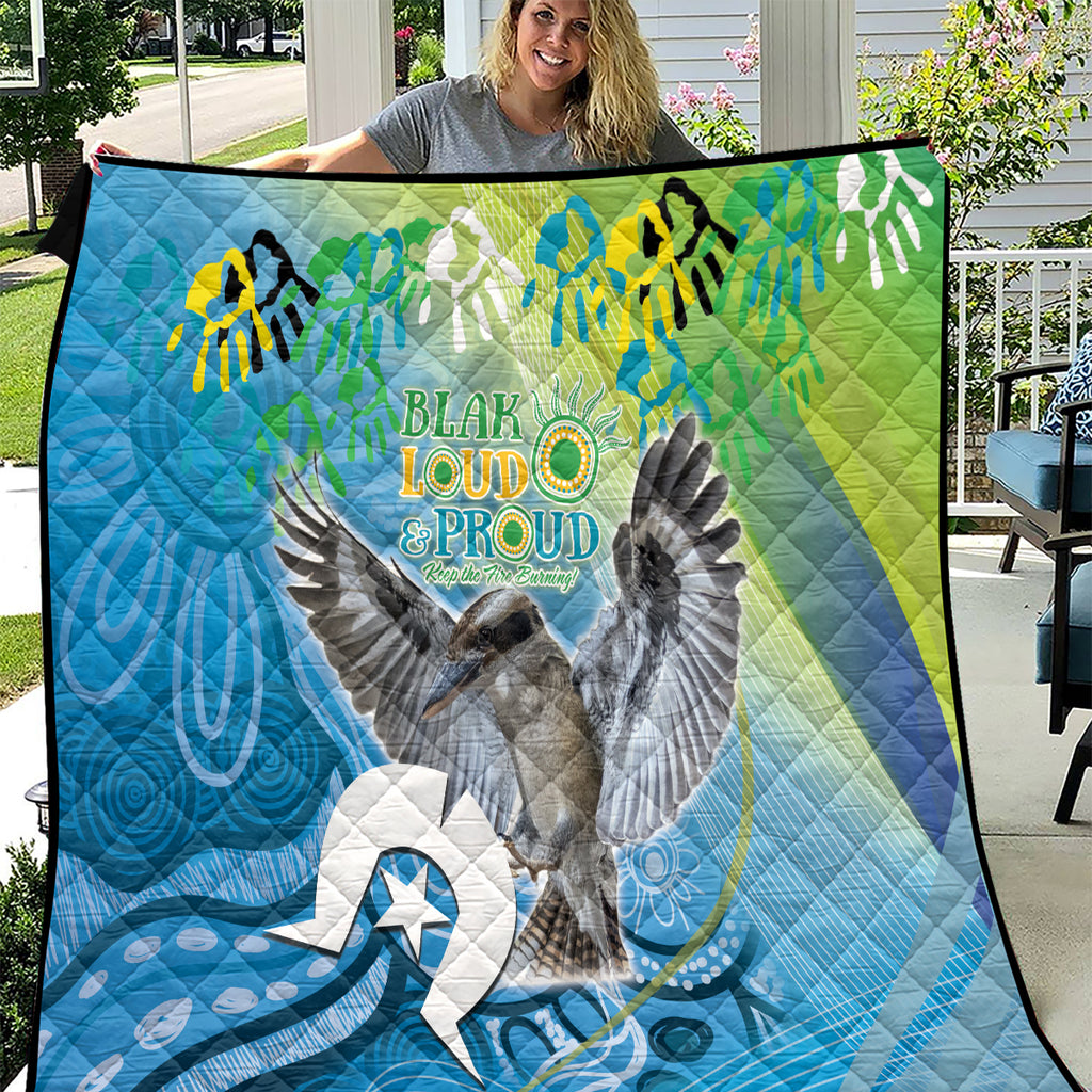 Vivid Kookaburra NAIDOC 2024 Quilt Aboriginal Art Style