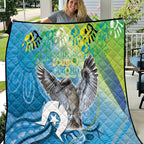 Vivid Kookaburra NAIDOC 2024 Quilt Aboriginal Art Style
