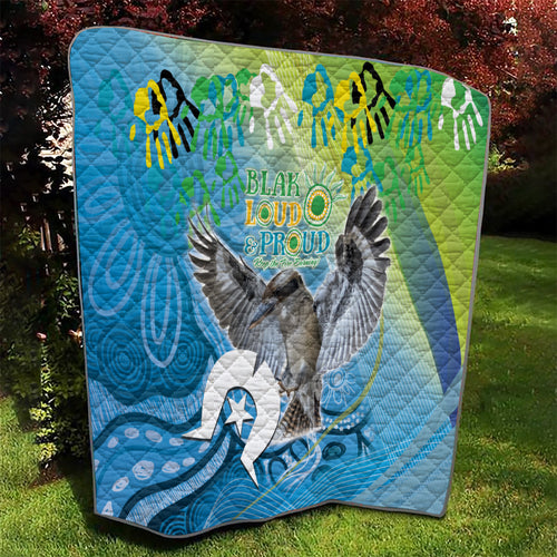 Vivid Kookaburra NAIDOC 2024 Quilt Aboriginal Art Style