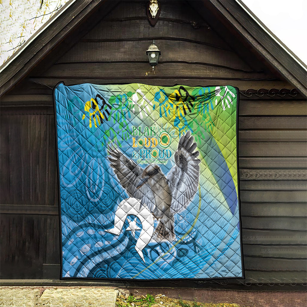 Vivid Kookaburra NAIDOC 2024 Quilt Aboriginal Art Style