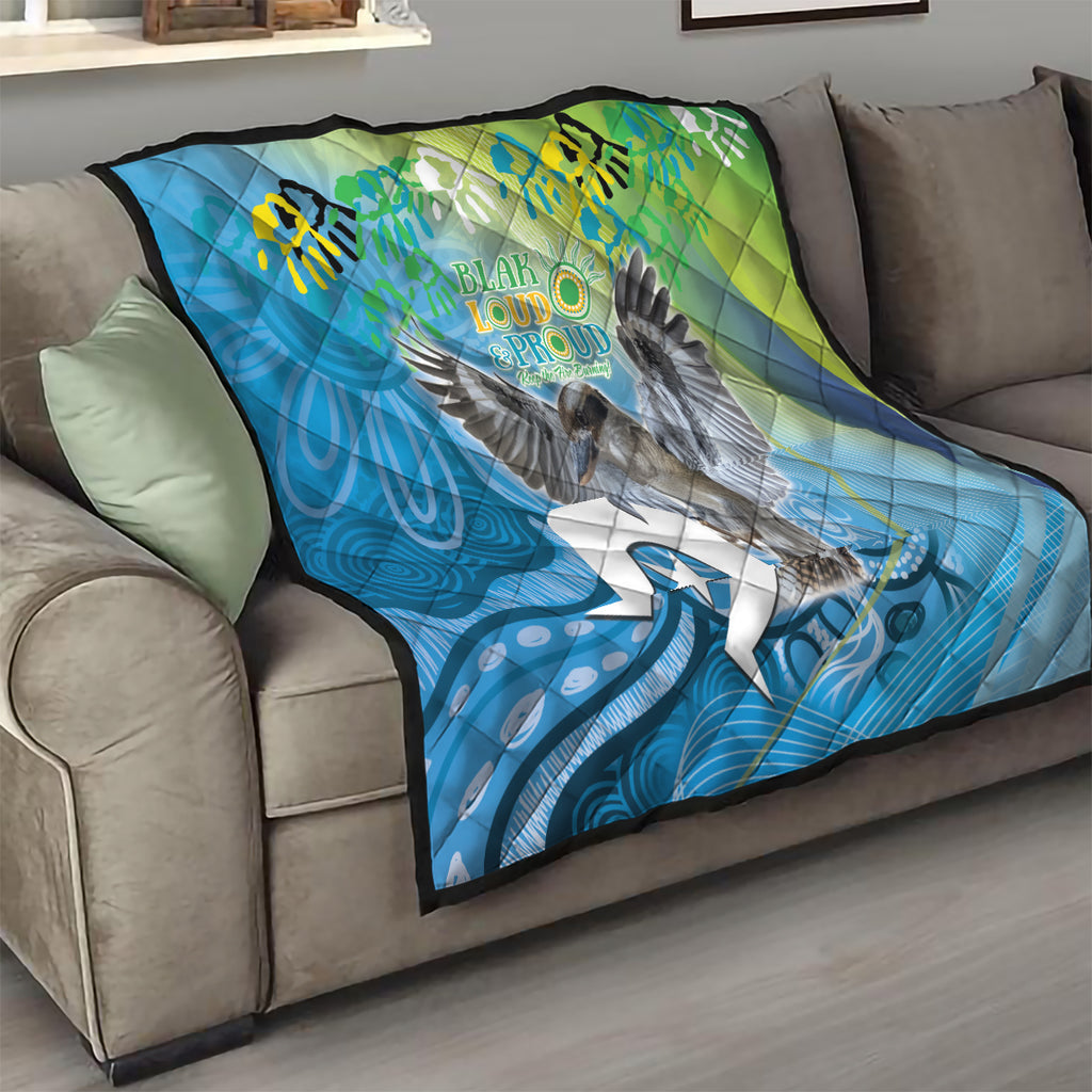 Vivid Kookaburra NAIDOC 2024 Quilt Aboriginal Art Style