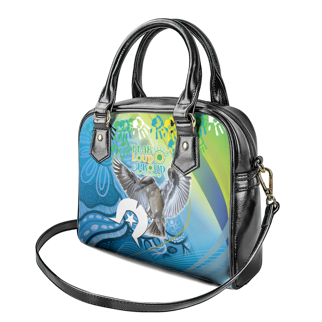 Vivid Kookaburra NAIDOC 2024 Shoulder Handbag Aboriginal Art Style