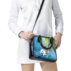 Vivid Kookaburra NAIDOC 2024 Shoulder Handbag Aboriginal Art Style