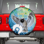 Vivid Kookaburra NAIDOC 2024 Spare Tire Cover Aboriginal Art Style