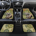 Aboriginal Koala Art Painting With Gum Blossom Car Mats