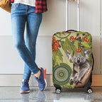 Aboriginal Koala Art Painting With Gum Blossom Luggage Cover