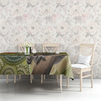 Aboriginal Koala Art Painting With Gum Blossom Tablecloth