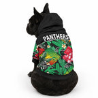 Panthers Rugby Pet Hoodie Fashion Tropical Jungle Flowers