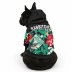 Rabbitohs Rugby Pet Hoodie Fashion Tropical Jungle Flowers