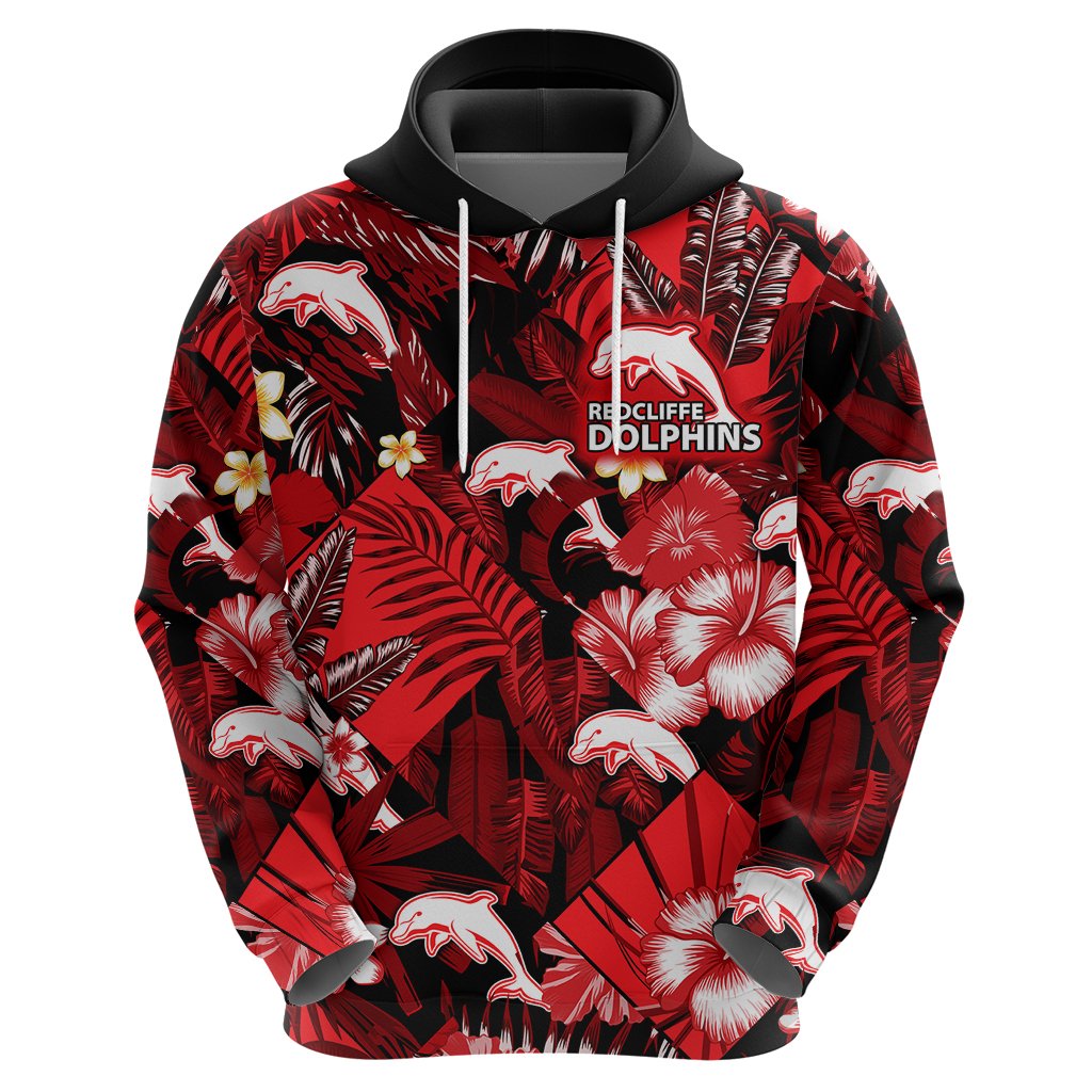 custom-personalised-dolphins-rugby-hoodie-fashion-tropical-jungle-flowers