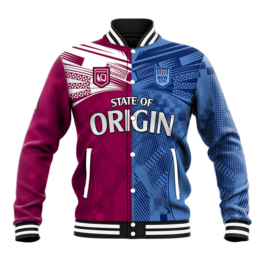 custom-text-and-number-blues-and-maroons-rugby-baseball-jacket-state-of-origin-nsw-combine-qld-sporty-style-2023