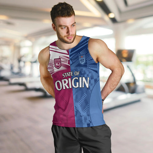 custom-text-and-number-blues-and-maroons-rugby-men-tank-top-state-of-origin-nsw-combine-qld-sporty-style-2023