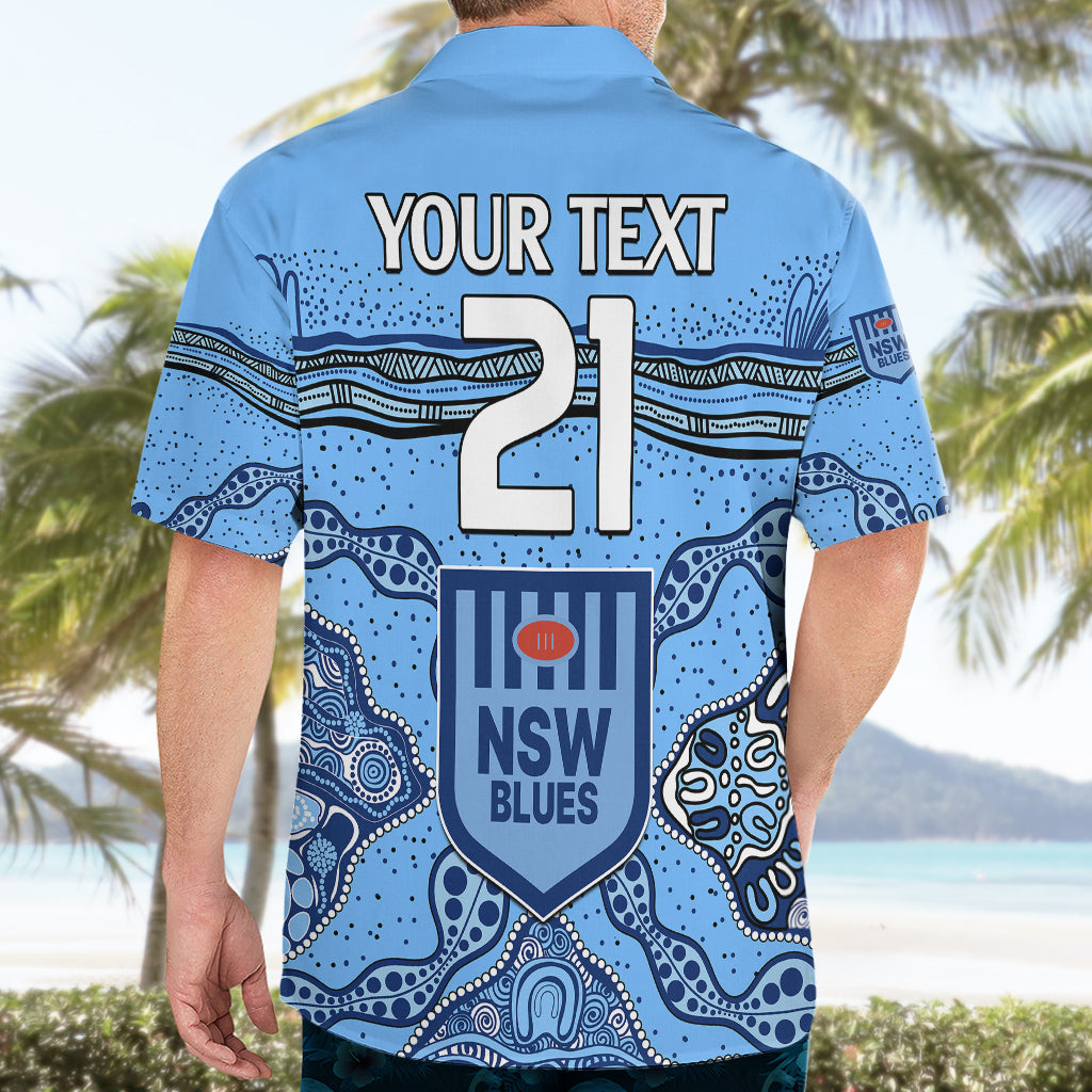 custom-text-and-number-nsw-blues-rugby-hawaiian-shirt-new-south-wales-aboriginal-origin