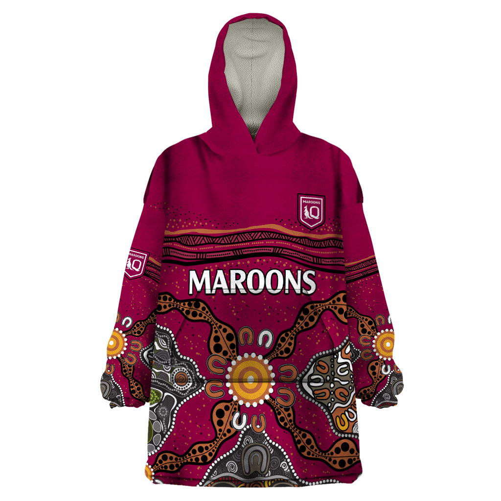 qld-maroons-rugby-wearable-blanket-hoodie-queensland-aboriginal-origin