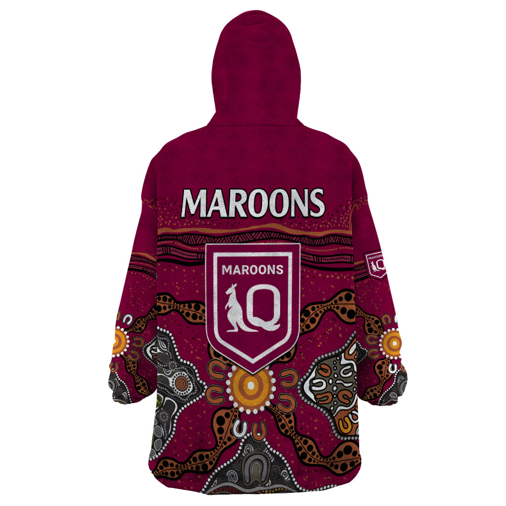 qld-maroons-rugby-wearable-blanket-hoodie-queensland-aboriginal-origin
