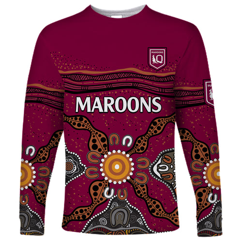 custom-text-and-number-qld-maroons-rugby-long-sleeve-shirt-queensland-aboriginal-origin