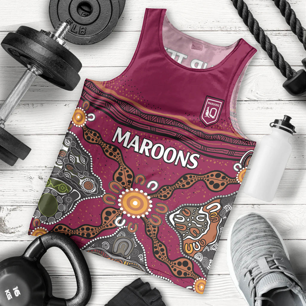 custom-text-and-number-qld-maroons-rugby-men-tank-top-queensland-aboriginal-origin