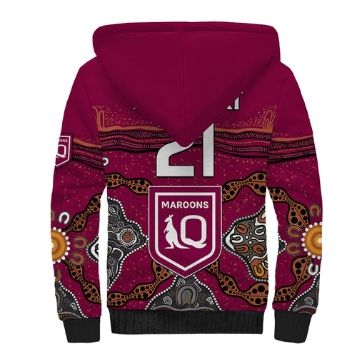custom-text-and-number-qld-maroons-rugby-sherpa-hoodie-queensland-aboriginal-origin