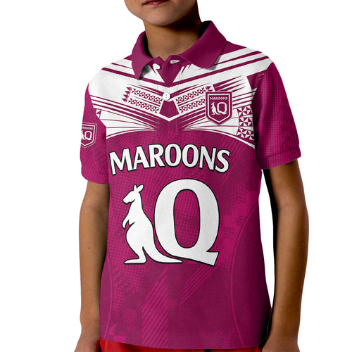 custom-text-and-number-queensland-maroon-rugby-kid-polo-shirt-origin-queensland-sporty-style