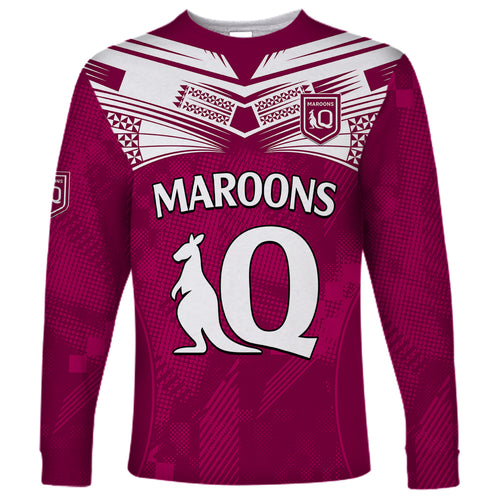 custom-text-and-number-queensland-maroon-rugby-long-sleeve-shirt-origin-queensland-sporty-style