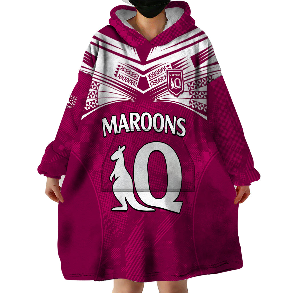 custom-text-and-number-queensland-maroon-rugby-wearable-blanket-hoodie-origin-queensland-sporty-style