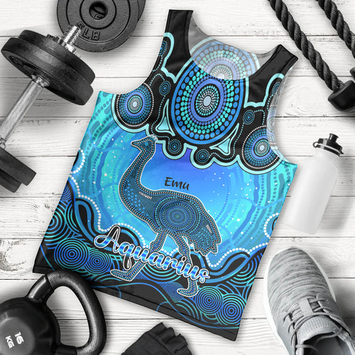 personalised-australia-aquarius-emu-zodiac-men-tank-top-auz-astrology-aboriginal-aqua