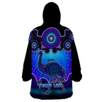personalised-australia-aquarius-emu-zodiac-wearable-blanket-hoodie-auz-astrology-aboriginal-blue